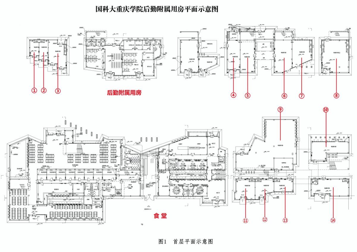 图1首层平面示意图